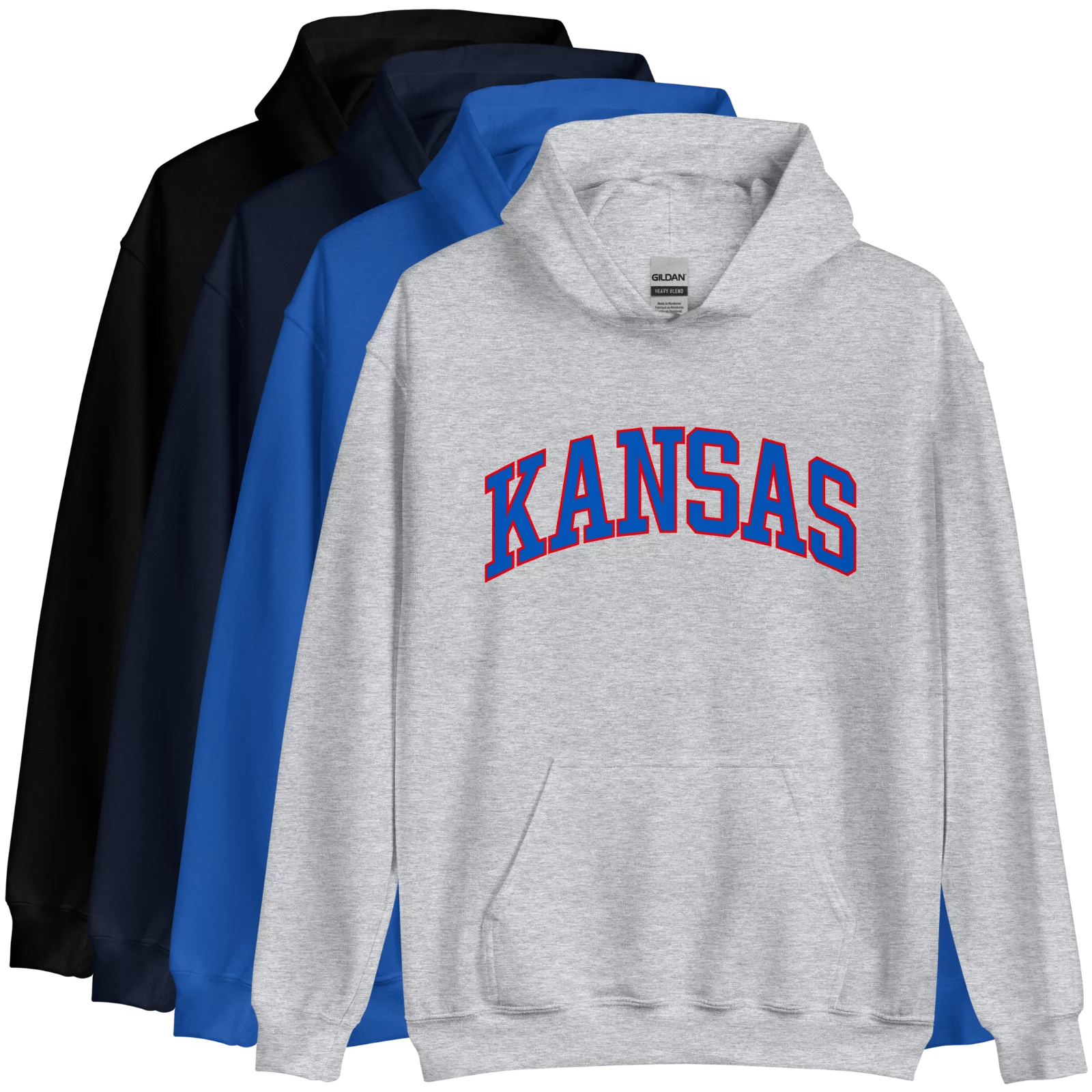 KANSAS Hoodie color variants