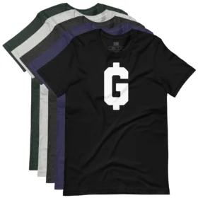 G Money T-Shirt color variations
