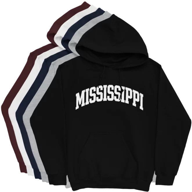 MISSISSIPPI Hoodie color variants