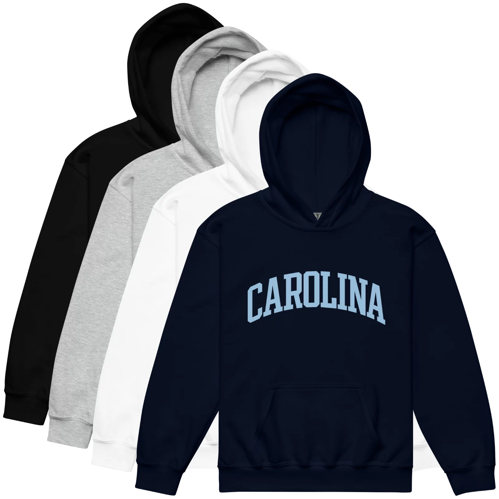 CAROLINA Youth Hoodie color variants
