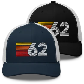 62 Retro Trucker Hat color variations