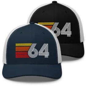 64 Retro Trucker Hat color variations