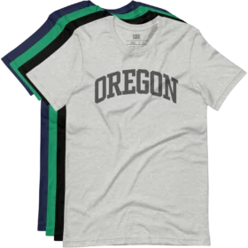 Oregon T-Shirt color variations