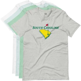 South Carolina Golf T-Shirt variations