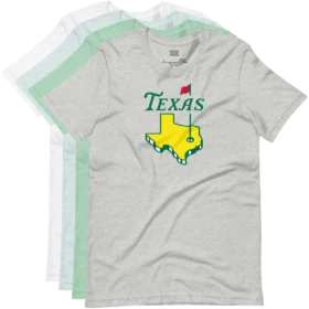 Texas Golf T-Shirt color variations