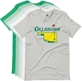 Golf Oklahoma T-Shirt variations