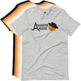 Anaheim Amigos T-Shirt colors