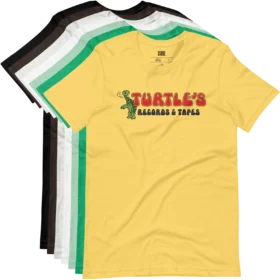 Turtle's Records & Tapes T-Shirt colors
