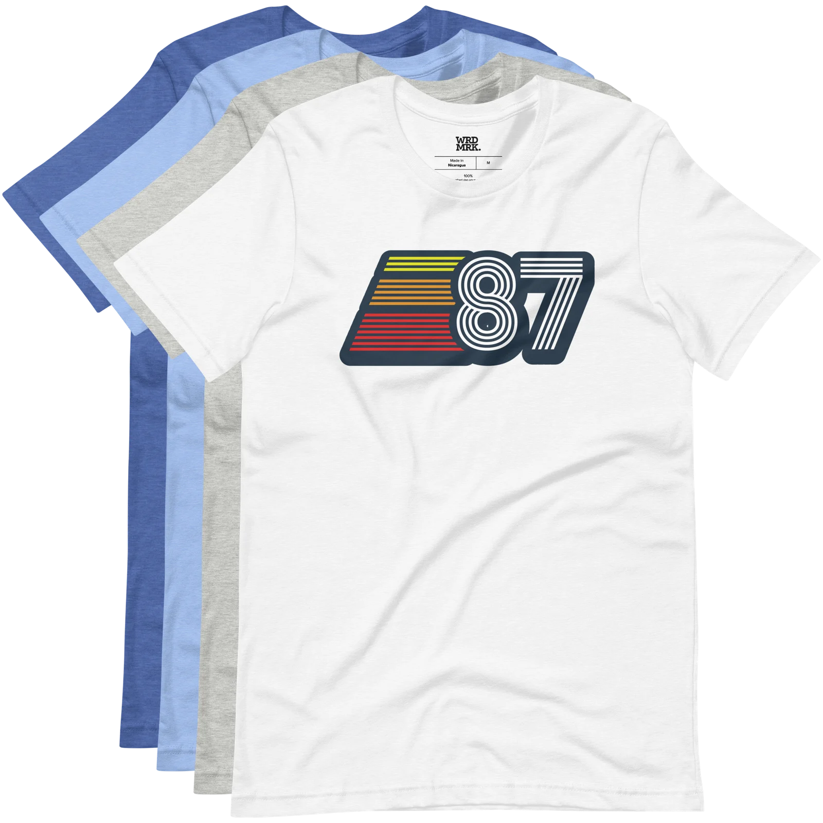 1987 Retro T-Shirt colors