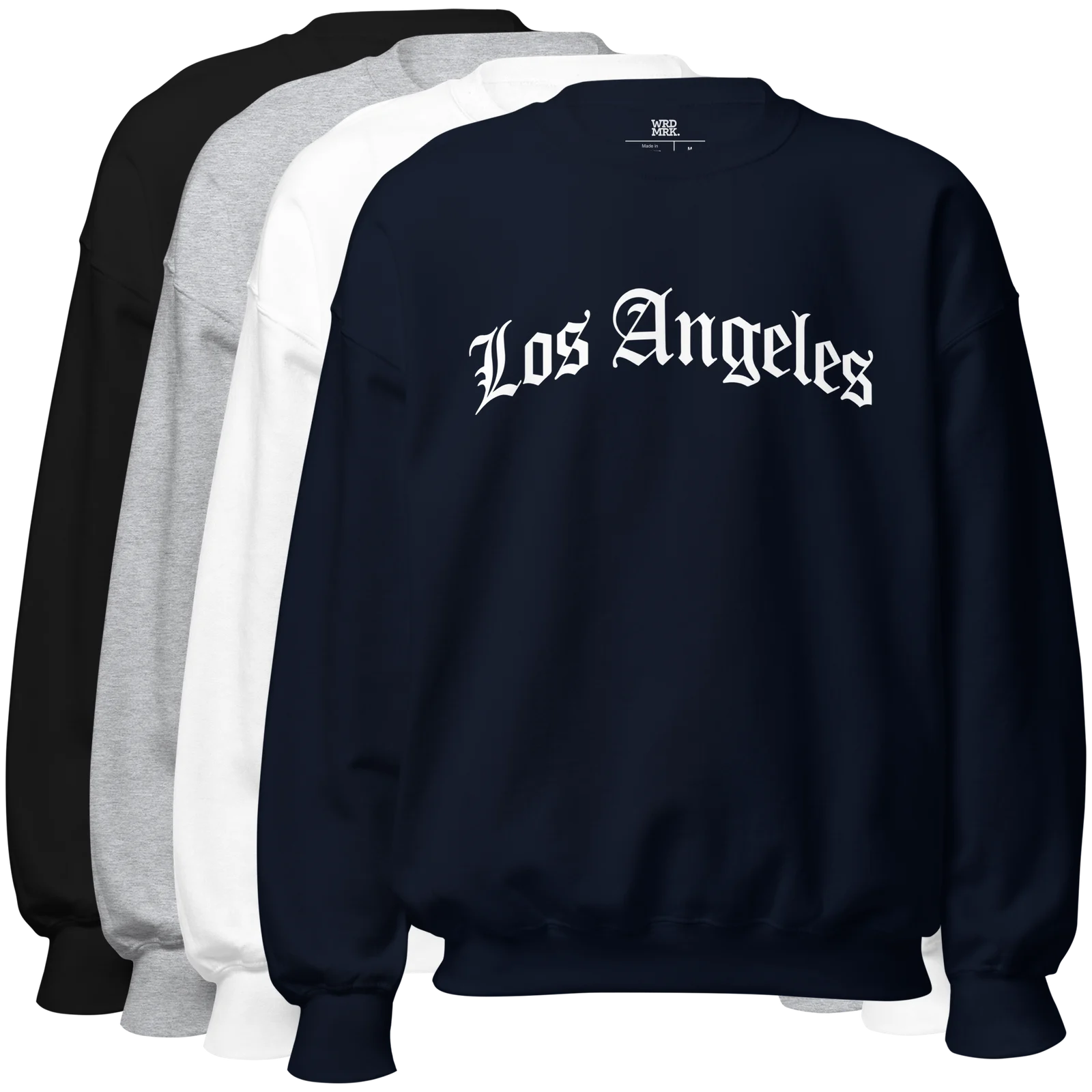 Los Angeles Old English Sweatshirt colors